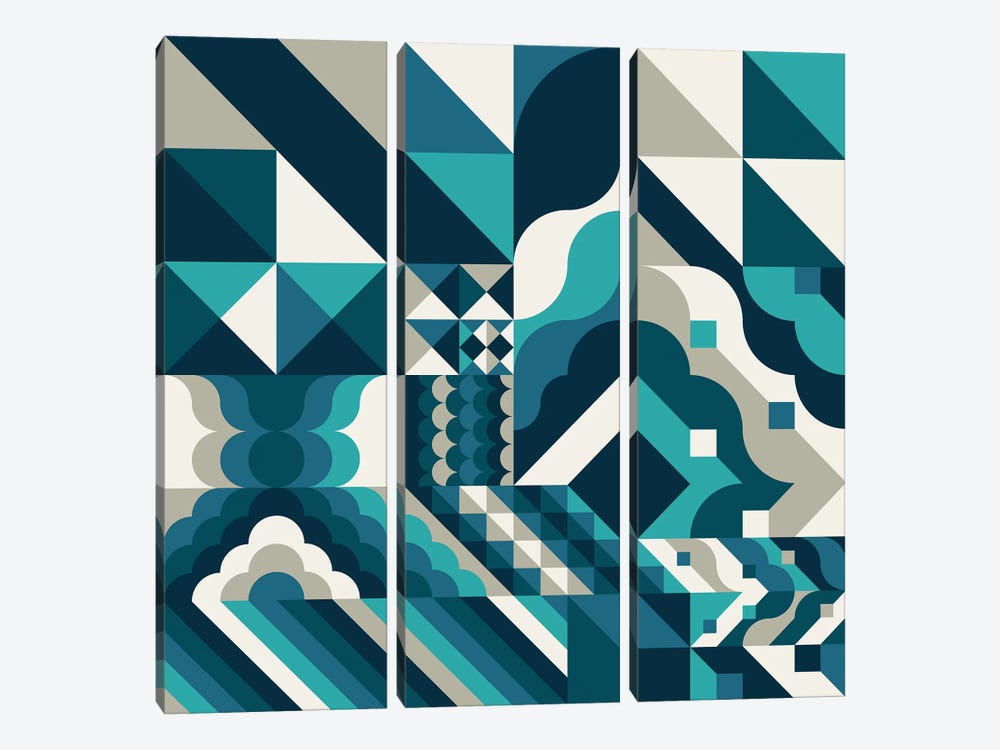 Wave by Greg Mably 3-piece Canvas Print