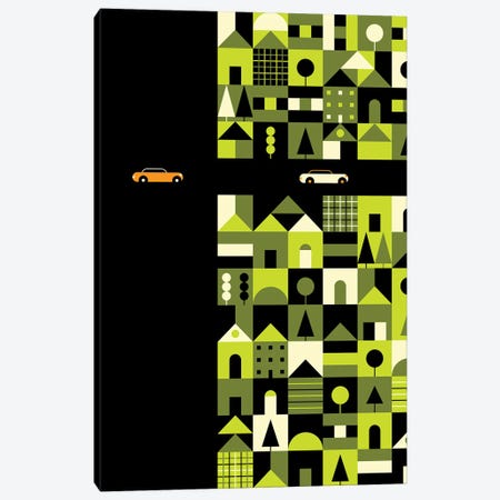 City Canvas Print #GMA98} by Greg Mably Canvas Art