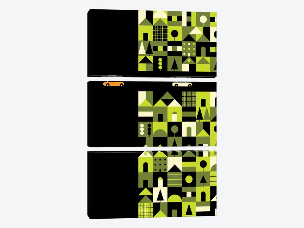 City by Greg Mably 3-piece Canvas Wall Art
