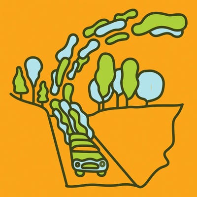 Country Drive by Greg Mably art print