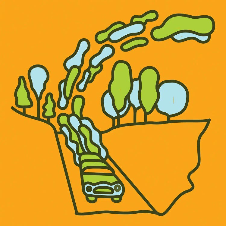 Country Drive by Greg Mably wall art