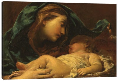 Madonna And Child Canvas Art Print