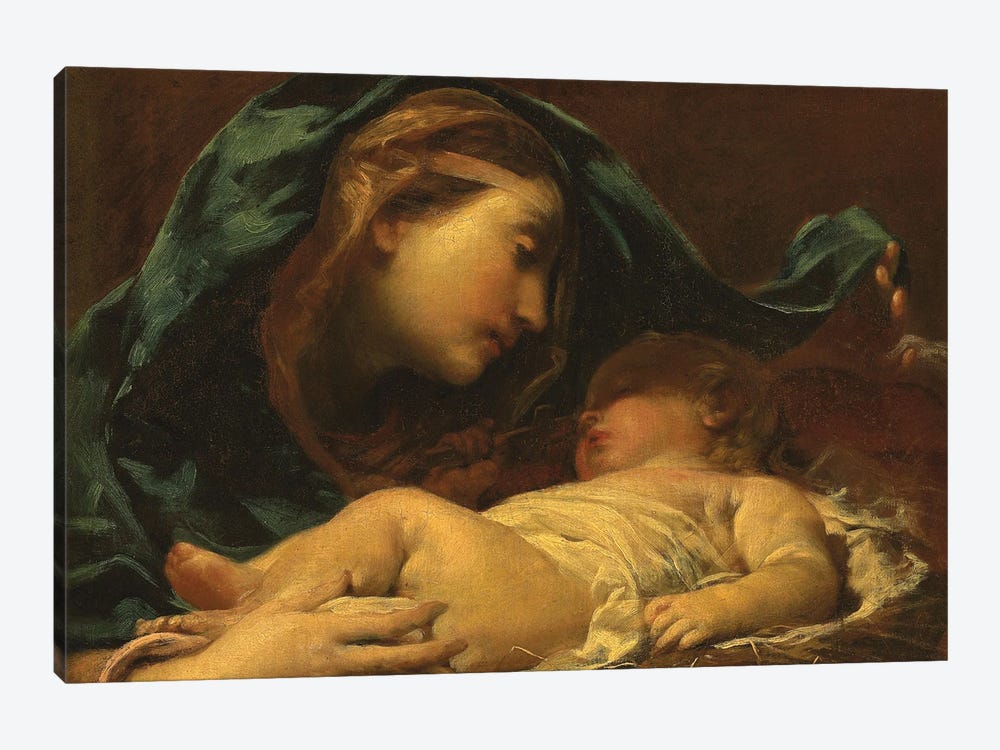 Madonna And Child by Giuseppe Maria Crespi 1-piece Art Print