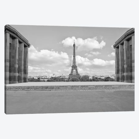 Eiffel From Afar I Canvas Print #GMI28} by Golie Miamee Art Print