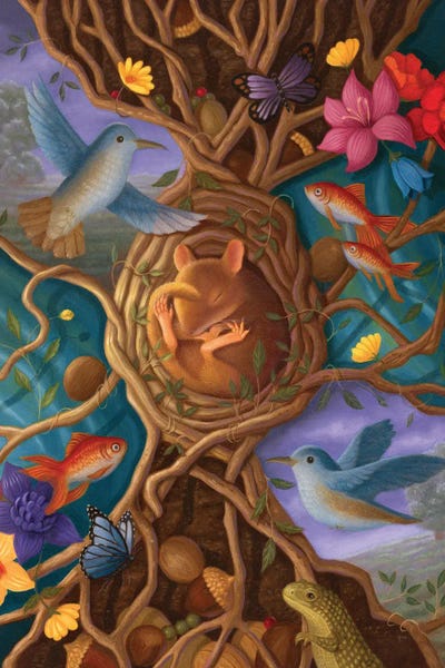 Blissful Solitude by Gina Matarazzo art print