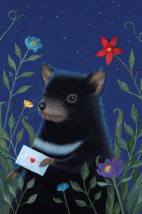 Jingo's Letter by Gina Matarazzo wall art