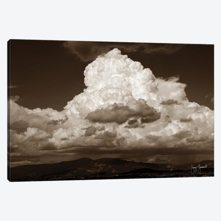Clouds Over HD Mountains Canvas Print #GMS26} by Jenny Gummersall Canvas Art