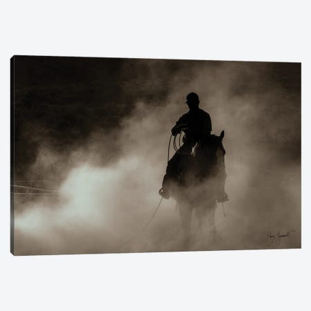 Cowboy-Rope-Dust Canvas Print #GMS31} by Jenny Gummersall Canvas Wall Art