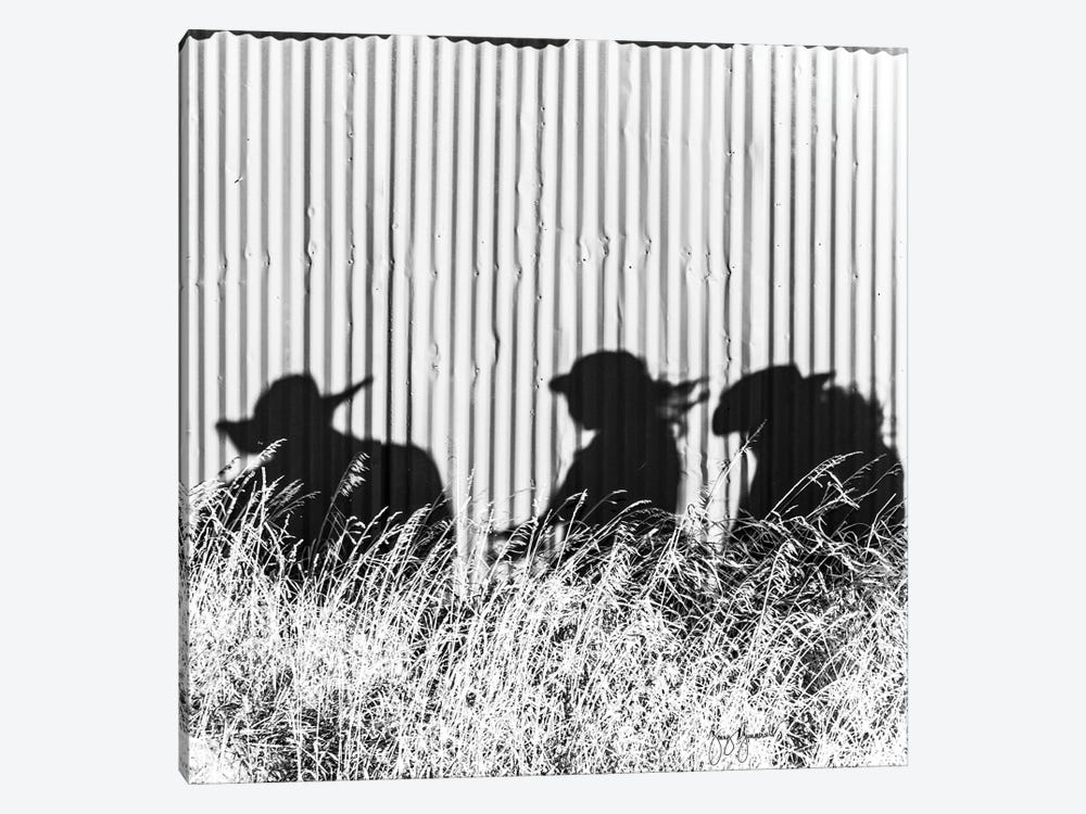 Trio Silhouette by Jenny Gummersall 1-piece Canvas Artwork