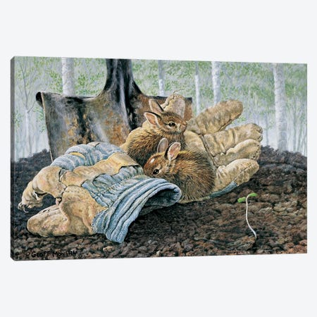 In The Nursery Canvas Print #GMW14} by Geoff Mowery Canvas Print