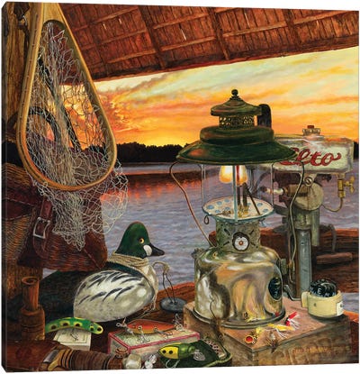 Sunset Dreamer Canvas Art Print - Duck Art