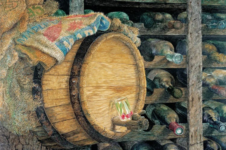 The Wine Cellar by Geoff Mowery wall art