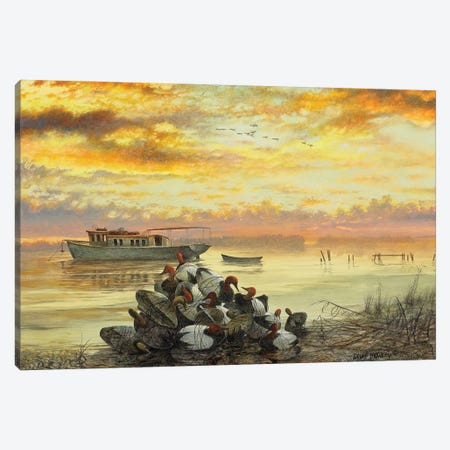 Evening On The Chesapeake Canvas Print #GMW7} by Geoff Mowery Canvas Art