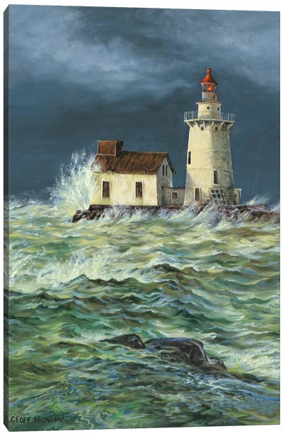 Forces Of Nature Canvas Art Print - Lighthouse Art