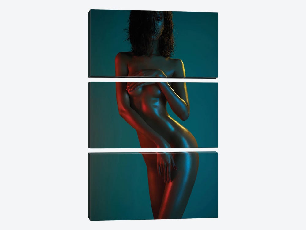 Color Of Night XII by George Mayer 3-piece Canvas Artwork