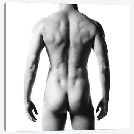 Naked Man Canvas Print #GMY114} by George Mayer Canvas Artwork