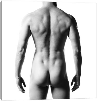 Naked Man Canvas Art Print - George Mayer