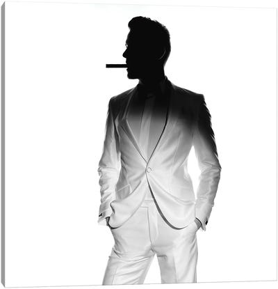 Man In Tuxedo II Canvas Art Print - Homme at Home