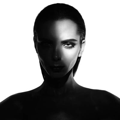 Shadow Lady by George Mayer canvas print