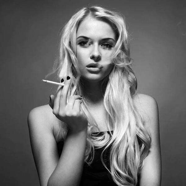 George Mayer: Smoking Lady III by George Mayer