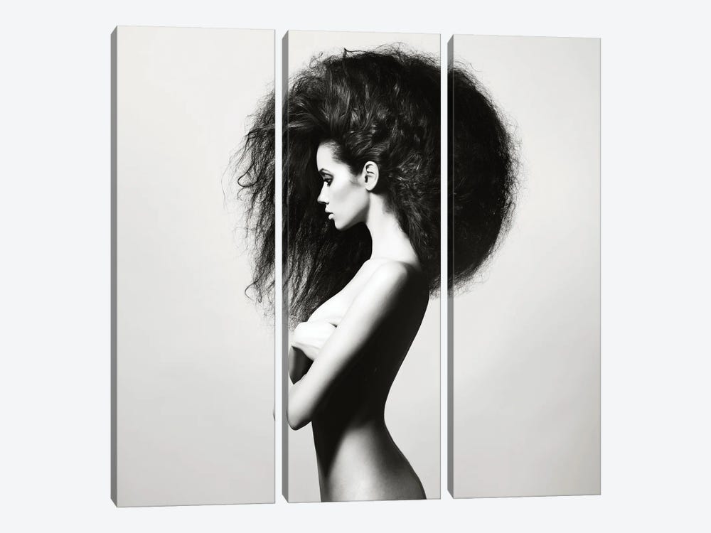 Naked Lady XXXV by George Mayer 3-piece Canvas Wall Art