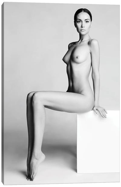 Nude Lady Canvas Art Print - George Mayer