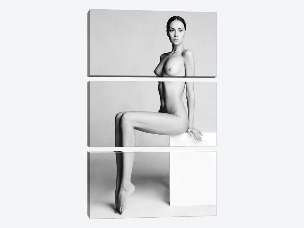 Nude Lady by George Mayer 3-piece Art Print