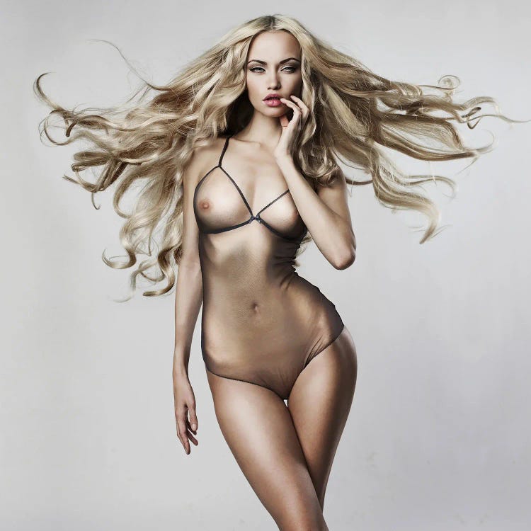 Art Portrait Of Nude Sexy Blonde