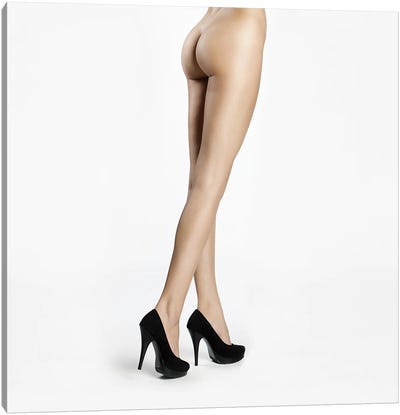 Nude Lady I Canvas Art Print - Legs