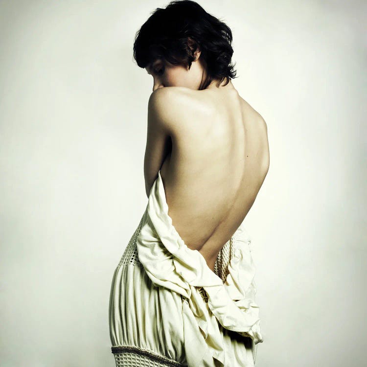 Lady With White Dress