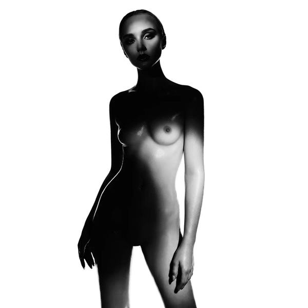 In The Shadows: Shadow Lady VI by George Mayer