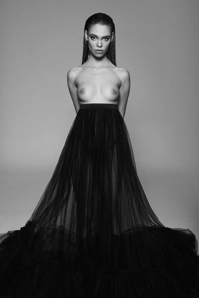 George Mayer: Fashion Portrait Of Beautiful Lady XIX by George Mayer