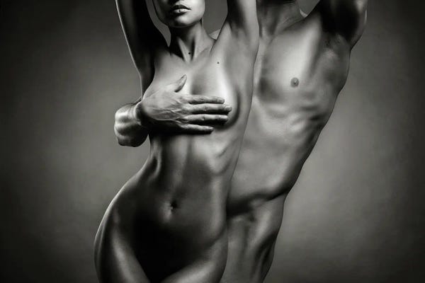 George Mayer: Art Photography Of Two Nude Lovers by George Mayer