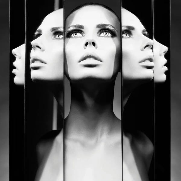 George Mayer: Portrait With The Mirrors by George Mayer