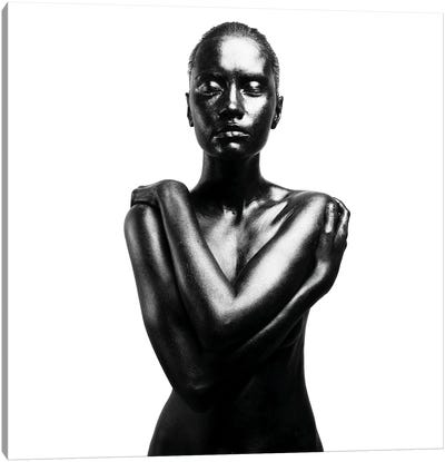 Black Lady Canvas Art Print - George Mayer