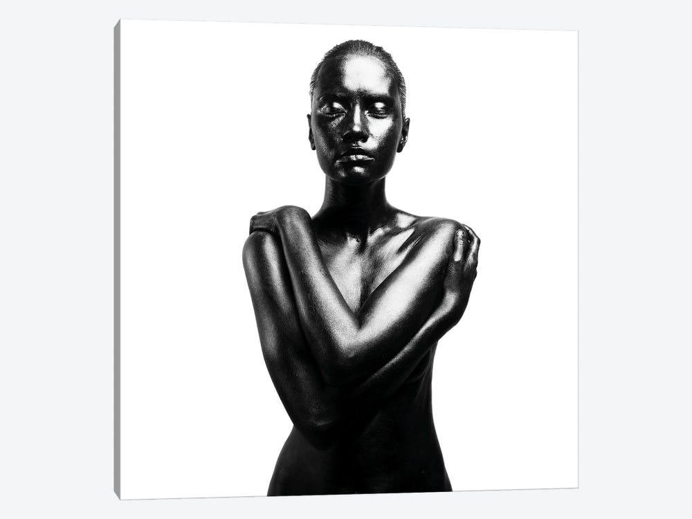 Black Lady by George Mayer 1-piece Canvas Artwork
