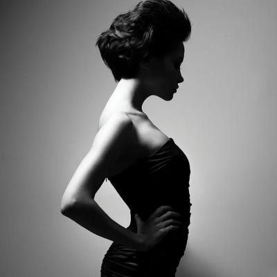 Fashion Portrait by George Mayer multi panel art