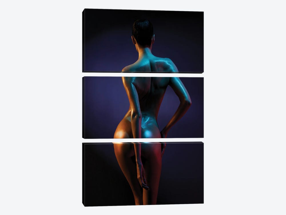 Color Of Night IV by George Mayer 3-piece Canvas Art