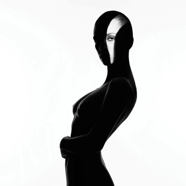 In The Shadows: Black Lady I by George Mayer