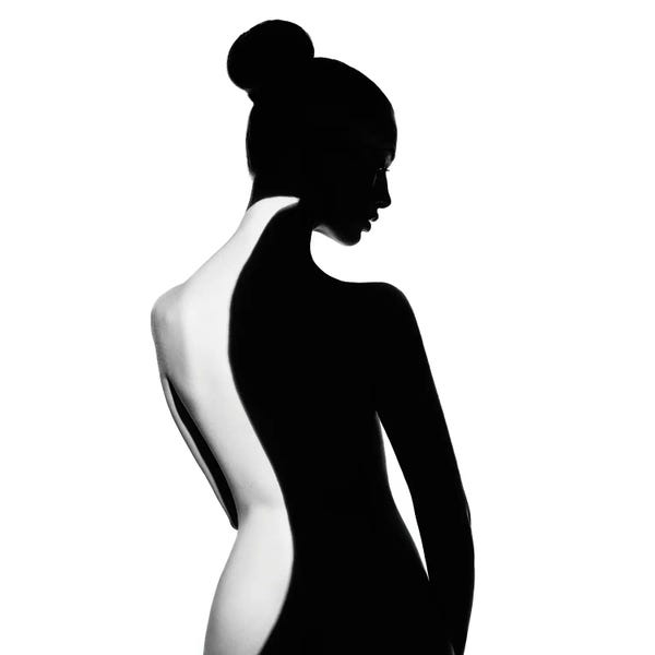 In The Shadows: Black Lady II by George Mayer