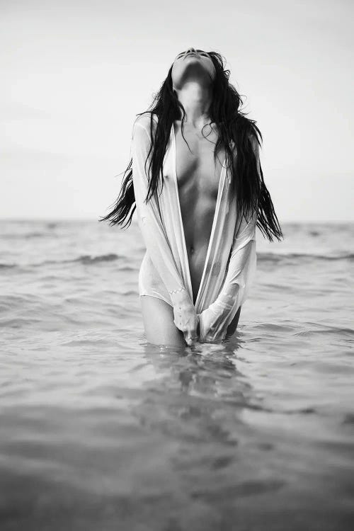 Lady On The Beach VI by George Mayer wall art