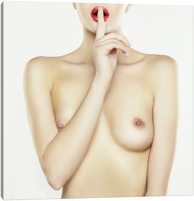 Naked Lady Canvas Art Print - George Mayer