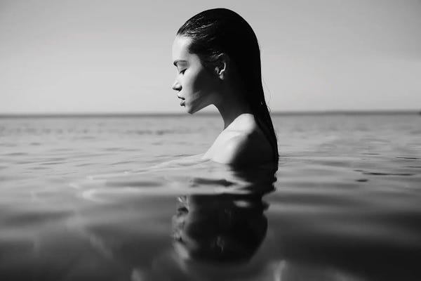 George Mayer: Lady On The Beach IX by George Mayer