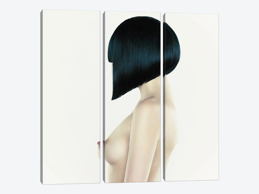 Naked Lady I by George Mayer 3-piece Canvas Art