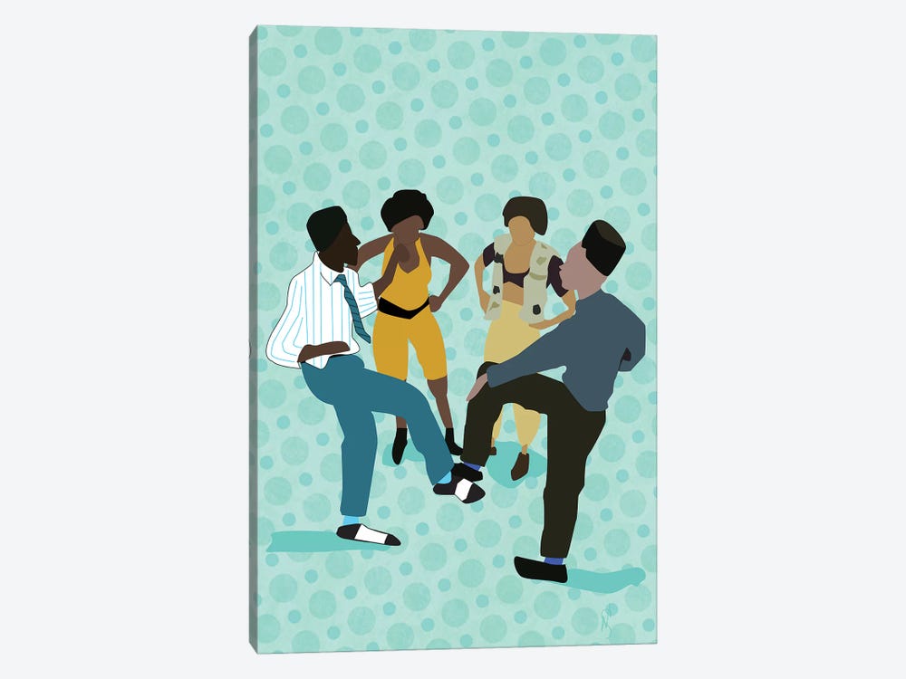 House Party by GNODpop 1-piece Canvas Art Print