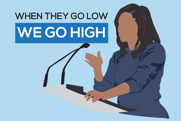 Barrier Breakers: Michelle Obama - We Go High by GNODpop