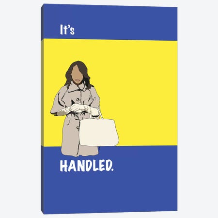 Scandal - It's Handled Canvas Print #GND23} by GNODpop Canvas Art