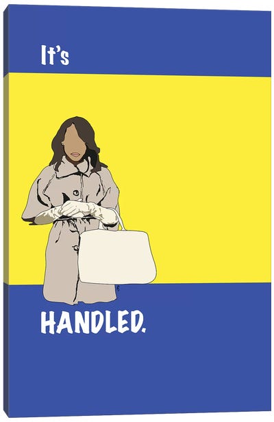Scandal - It's Handled Canvas Art Print - Drama TV Show Art