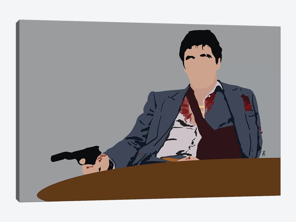 Scarface by GNODpop 1-piece Canvas Print