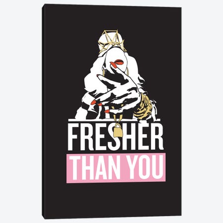 Yonce - Fresher Than You Canvas Print #GND33} by GNODpop Canvas Art Print